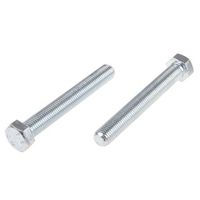 アールエスコンポーネンツ 六角ボルト RS PRO M16 x 120mm 鉄 917-3040 1袋(10個)（直送品）