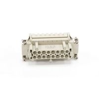 アールエスコンポーネンツ HE 16A 500V 16 Pin Female Cage Terminal 208-4501 1個（直送品）