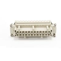 アールエスコンポーネンツ HE 16A 500V 24 Pin Female Cage Terminal 208-4508 1個（直送品）