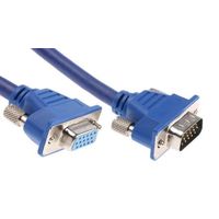 アールエスコンポーネンツ MALE /FEMALE LOW PROFILE AV CABLE 15M 665-9548 1個（直送品）