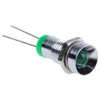 アールエスコンポーネンツ RS PRO 表示灯， 2V dc， 緑， 実装ホールサイズ:8mm 207-832 1個（直送品）