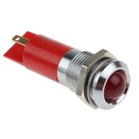 アールエスコンポーネンツ RS PRO 表示灯， 24V dc， 赤， 実装ホールサイズ:14mm 207-911 1個（直送品）
