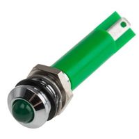 アールエスコンポーネンツ RS PRO 表示灯， 緑， 実装ホールサイズ:8mm 208-087 1個（直送品）