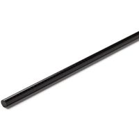 アールエスコンポーネンツ RS PRO， アセタールロッド， Acetale， 1m 黒， 10mm径 282-0272 1セット(5個)（直送品）
