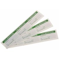 アールエスコンポーネンツ RS PRO 粘着剤付きラベル 30枚入り 緑 白 Calibration 445-4108 1袋(30個)（直送品）