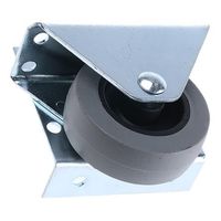 アールエスコンポーネンツ キャスター RS PRO タイヤ材 ゴム， 取付けプレートサイズ 58 x 57mm 446-2058 1個（直送品）