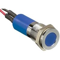 アールエスコンポーネンツ RS PRO 表示灯， 6 → 36V dc， 青， 実装ホールサイズ:14mm 703-9083 1個（直送品）