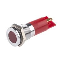 アールエスコンポーネンツ RS PRO 表示灯， 6 → 36V dc， 赤， 実装ホールサイズ:14mm 703-9030 1個（直送品）
