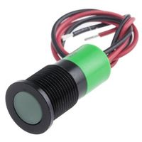 アールエスコンポーネンツ RS PRO 表示灯， 6 → 36V dc， 緑， 実装ホールサイズ:14mm 703-9052 1個（直送品）