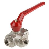 アールエスコンポーネンツ レデューストボアボール弁 RS PRO 真鍮 486-322 1個（直送品）