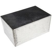 アールエスコンポーネンツ RS PRO， アルミニウム， 高さ:106.5 mm， 奥行き:222.2 mm 517-4437 1個（直送品）