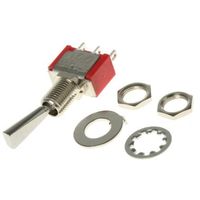 アールエスコンポーネンツ RS PRO トグルスイッチ， SPDT， パネルマウント， ラッチ 734-7110 1個（直送品）