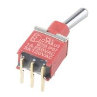 アールエスコンポーネンツ RS PRO トグルスイッチ， SPDT， PCB， ラッチ 734-7163 1個（直送品）