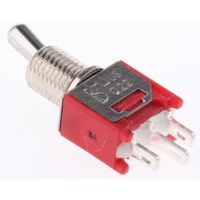 アールエスコンポーネンツ RS PRO トグルスイッチ， SPDT， パネルマウント， ラッチ 734-7227 1個（直送品）