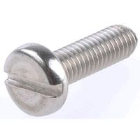 アールエスコンポーネンツ RS PRO なべ形 小ねじ M6 20mm ステンレス鋼 189-535 1袋(50個)（直送品）