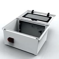 RS PRO エンクロージャーアクセサリ 換気口 白， 16mm x 68mm 50mm 2U IP54 192-7136 1個（直送品）