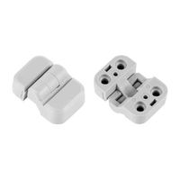 RS PRO エンクロージャーアクセサリ ヒンジ ポリカーボネート グレー， 19mm x 29mm 20mm 200-6745 1個（直送品）