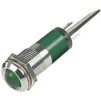 アールエスコンポーネンツ RS PRO 表示灯， 110V ac， 緑， 実装ホールサイズ:14mm 203-767 1個（直送品）