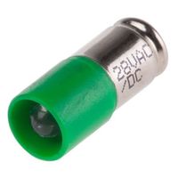 アールエスコンポーネンツ RS PRO LED電球 緑 定格電圧:28V ac/dc 203-789 1個（直送品）