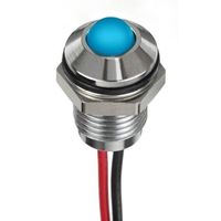 アールエスコンポーネンツ RS PRO 表示灯， 1.8 → 3.3V dc， 青， 実装ホールサイズ:8mm 132-9101 1個（直送品）