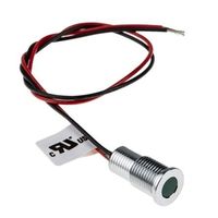 アールエスコンポーネンツ RS PRO 表示灯， 24V dc， 緑， 実装ホールサイズ:8mm 132-9124 1個（直送品）