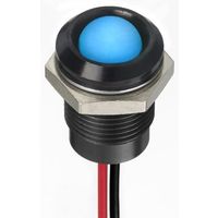 アールエスコンポーネンツ RS PRO 表示灯， 24V dc， 青， 実装ホールサイズ:14mm 130-2281 1個（直送品）