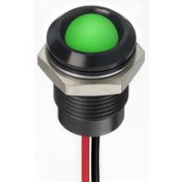 アールエスコンポーネンツ RS PRO 表示灯， 220V ac， 緑， 実装ホールサイズ:14mm 130-2286 1個（直送品）