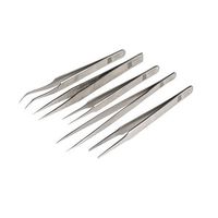 アールエスコンポーネンツ RS PRO ピンセットセット， ステンレス鋼 136-9872 1キット（直送品）