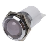 アールエスコンポーネンツ RS PRO 表示灯， 白， 実装ホールサイズ:22mm 209-541 1個（直送品）