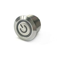 アールエスコンポーネンツ RS PRO 押しボタンスイッチ， モーメンタリ， パネルマウント， 単極単投(SPST) 175-9761 1個（直送品）