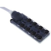 アールエスコンポーネンツ スプリッタボックス RS PRO 8 ポート 5 極 M12 ソケット 174-7888 1個（直送品）