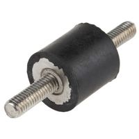 アールエスコンポーネンツ RS PRO 防振マウント，高さ:20mm オスーオス 171-2570 1袋(4個)（直送品）