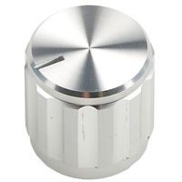 アールエスコンポーネンツ RS PRO ノブ 6.4mm 直径:15mm 丸型 498-889 1個（直送品）