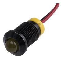 アールエスコンポーネンツ RS PRO 表示灯， 2V dc， 黄， 実装ホールサイズ:8mm 723-9397 1個（直送品）