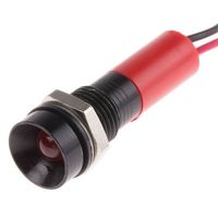 アールエスコンポーネンツ RS PRO 表示灯， 24V dc， 赤， 実装ホールサイズ:8mm 723-9505 1個（直送品）