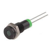 アールエスコンポーネンツ RS PRO 表示灯， 2V dc， 緑， 実装ホールサイズ:6mm 700-1596 1個（直送品）