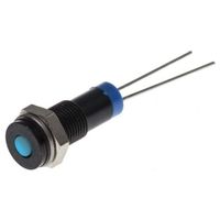 アールエスコンポーネンツ RS PRO 表示灯， 2V dc， 青， 実装ホールサイズ:6mm 700-1609 1個（直送品）