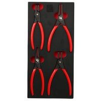 アールエスコンポーネンツ プライヤセット RS PRO 4個 833-5929 1個（直送品）