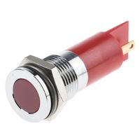 アールエスコンポーネンツ RS PRO 表示灯， 110V dc， 赤， 実装ホールサイズ:14mm 833-2894 1個（直送品）