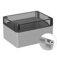 アールエスコンポーネンツ RS PRO 汎用ボックス， ポリカーボネイト， 高さ:90 mm， 奥行き:160 mm 201-0158 1個（直送品）