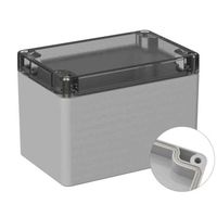 アールエスコンポーネンツ RS PRO 汎用ボックス， ポリカーボネイト， 高さ:85 mm， 奥行き:120 mm 201-0149 1個（直送品）