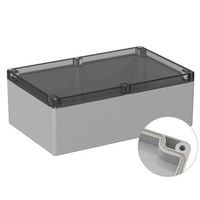 RS PRO 汎用ボックス， ポリカーボネイト， 高さ:90 mm， 奥行き:240.3 mm 201-0161 1個（直送品）