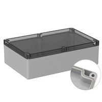 アールエスコンポーネンツ RS PRO 汎用ボックス， ポリカーボネイト， 高さ:85 mm， 奥行き:300 mm 201-0169 1個（直送品）