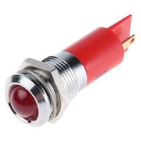 アールエスコンポーネンツ RS PRO 表示灯， 2V dc， 赤， 実装ホールサイズ:14mm 203-981 1個（直送品）
