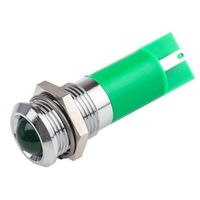 アールエスコンポーネンツ RS PRO 表示灯， 2V dc， 緑， 実装ホールサイズ:14mm 203-997 1個（直送品）