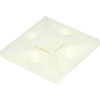 結束バンドベース RS PRO， 長さ 38.5mm， 幅 38.5 mm， ナイロン 66， ナチュラル 204-0248（直送品）