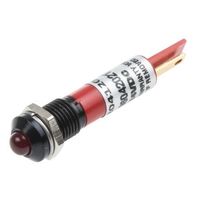 アールエスコンポーネンツ RS PRO 表示灯， 24V dc， 赤， 実装ホールサイズ:8mm 204-120 1個（直送品）
