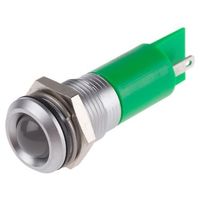 アールエスコンポーネンツ RS PRO 表示灯， 緑， 実装ホールサイズ:14mm 206-924 1個（直送品）