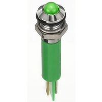 アールエスコンポーネンツ RS PRO 表示灯， 2V dc， 緑， 実装ホールサイズ:8mm 134-5532 1個（直送品）