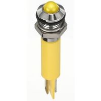 アールエスコンポーネンツ RS PRO 表示灯， 2V dc， 黄， 実装ホールサイズ:8mm 134-5533 1個（直送品）